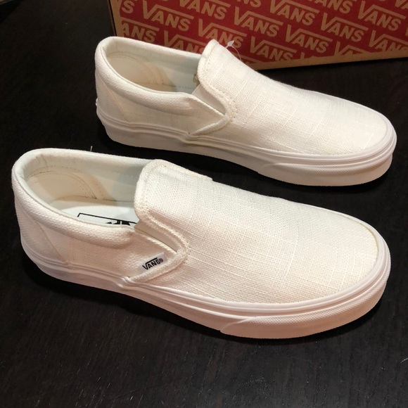 vans hemp slip on